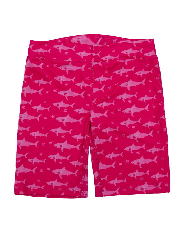 KINDER UV-SHORTS BADEHOSE UPF 50 - Fuchsia Shark | Stonz | stonzwear.de
