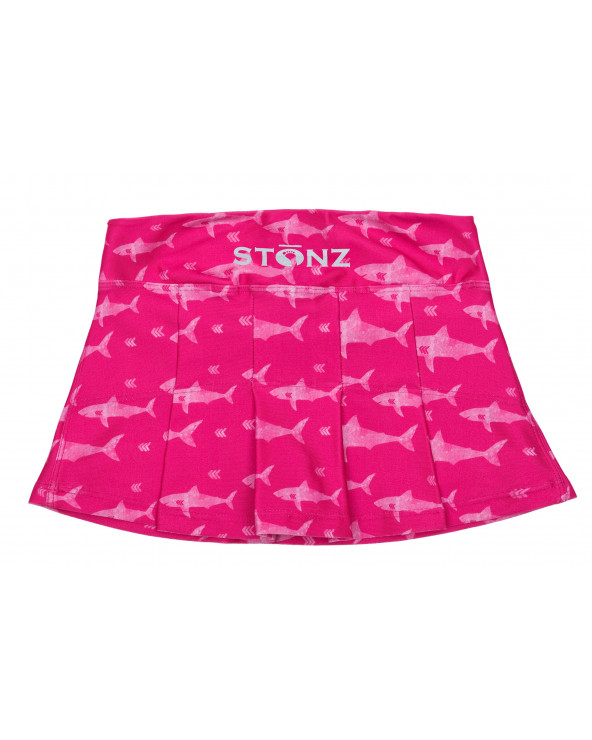 KINDER UV-ROCK MIT SHORTS 2in1 UPF 50 - Fuchsia Shark Kinder UV-Skorts - Röcke mit integrierter Shorts Stonz