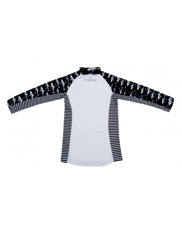KINDER UV-LANGARMSHIRT UPF 50 - Black Shark T-Shirts & Langsarmshirts Stonz®