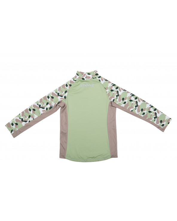 KINDER UV-LANGARMSHIRT UPF 50 - Camo Green T-Shirts & Langsarmshirts Stonz®