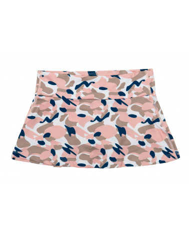KINDER UV-ROCK MIT SHORTS 2in1 UPF 50 - Camo Pink Kinder UV-Skorts - Röcke mit integrierter Shorts Stonz