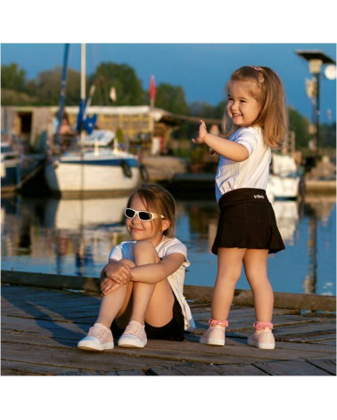 KINDER UV-ROCK MIT SHORTS 2in1 UPF 50 - Black Kinder UV-Skorts - Röcke mit integrierter Shorts Stonz