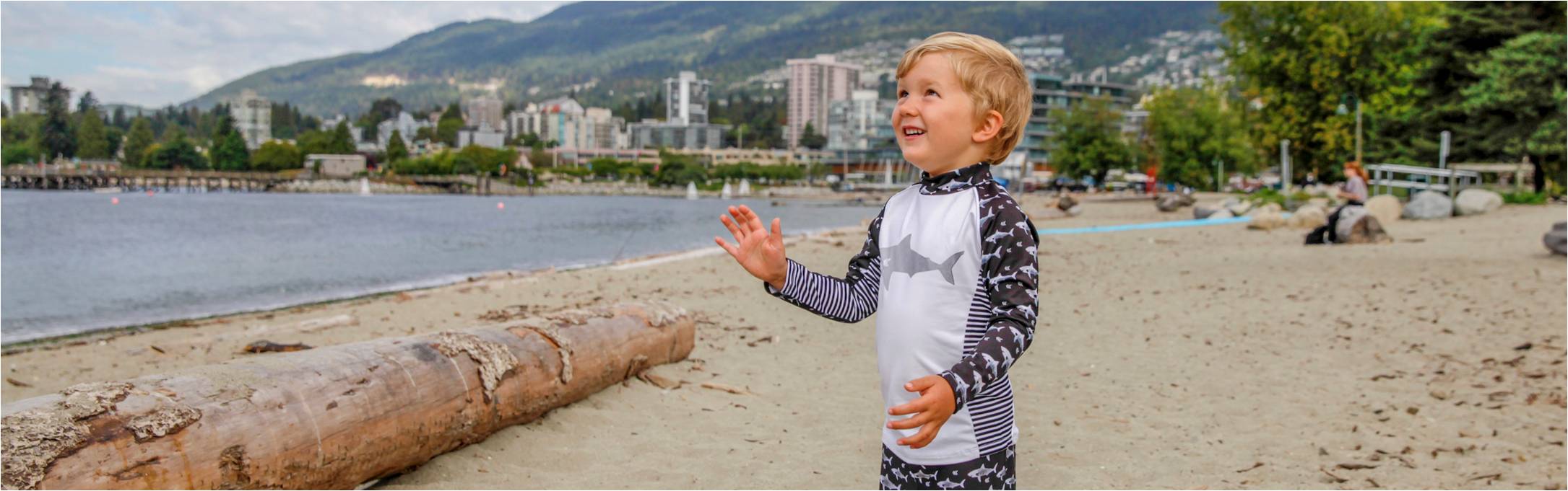Stonz Kinder UV-Shirt Mit Langen Ärmeln – UPF 50, Schnell Trocknend Für Strand & Schwimmen (Navy)